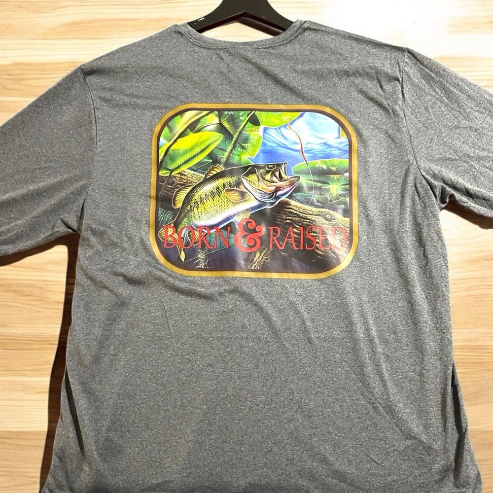 BORN X RAISED Gray Reptile T-Shirt